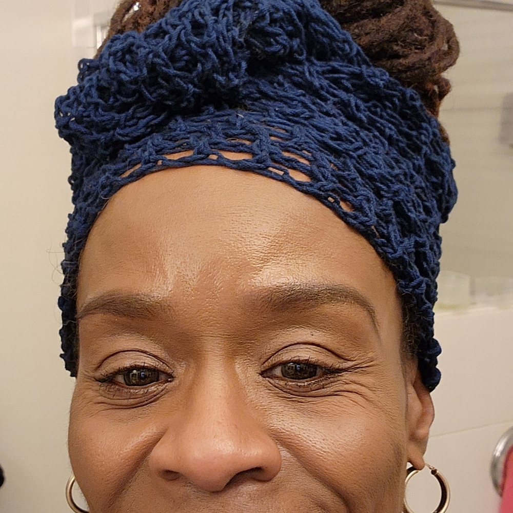 Crochet Hair Wrap